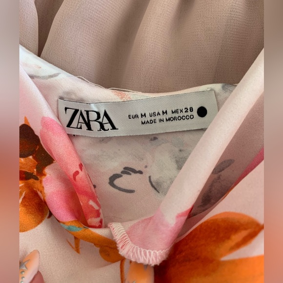 Silky Floral Zara Dress - Picture 4 of 5